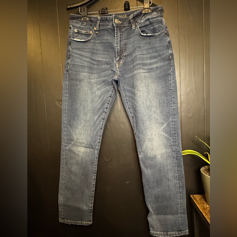 American Eagle Outfitters Men's Medium Blue Slim Jeans